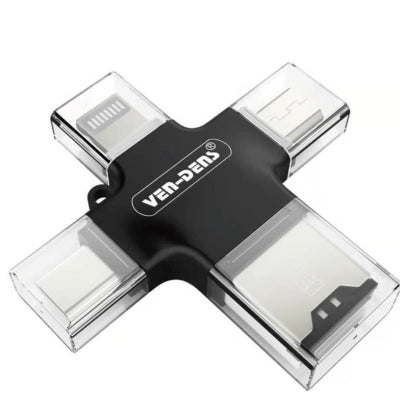 Ven-Dens 4-in-1 MicroSD Card Reader