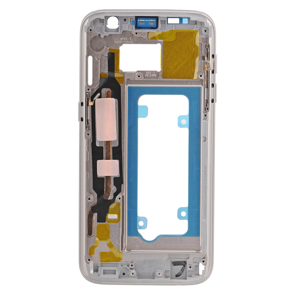 Bezel Frame with Power and Volume Flex For Samsung G930F S7 Gold