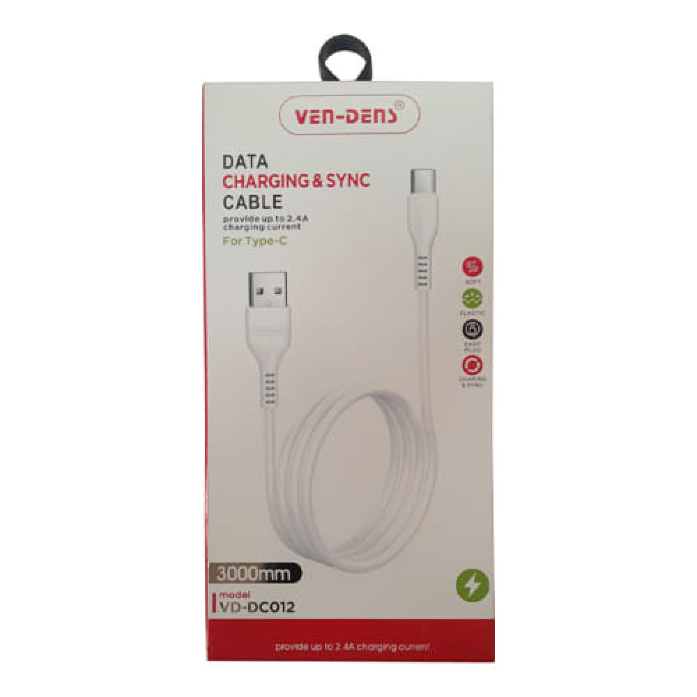 Ven-Dens Type C USB Cable 3m