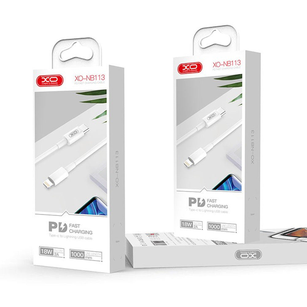 XO-NB113 PD USB-C - Lightning 1.0M 2A White