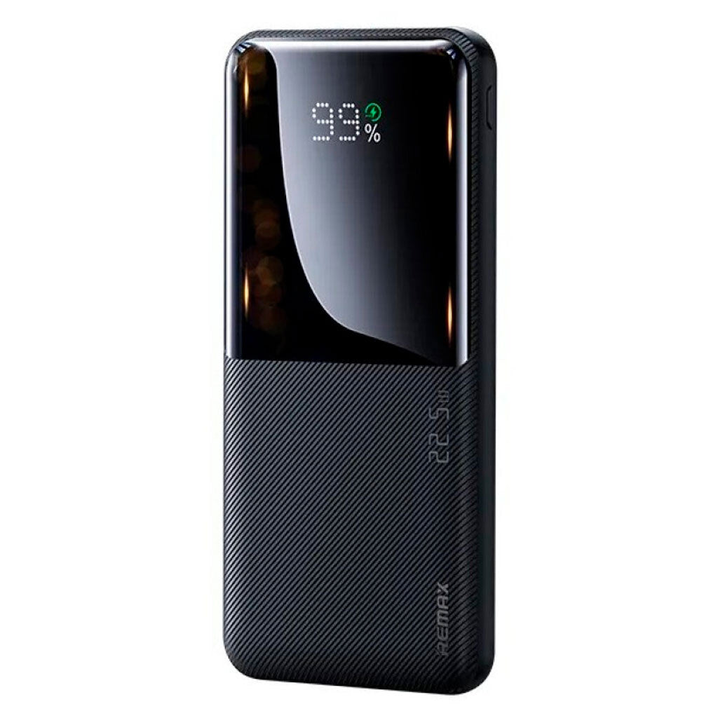 Remax RPP-622 Cynlle Series 10000mAh PD+QC Fast Charging Power Bank (PD 20W + QC 22.5W) - Black