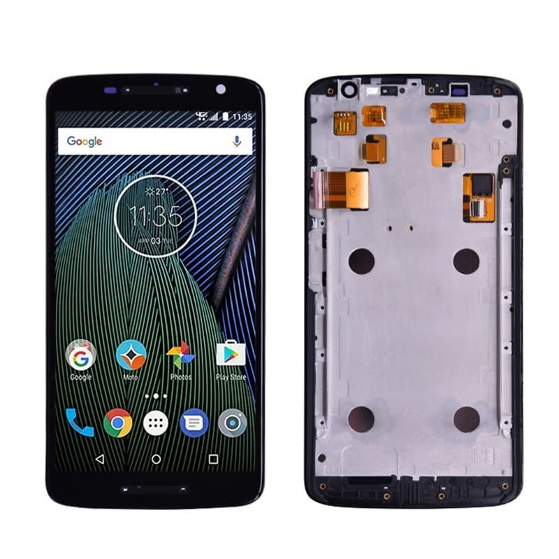 LCD With Digitiser For Motorola Moto X Play Black