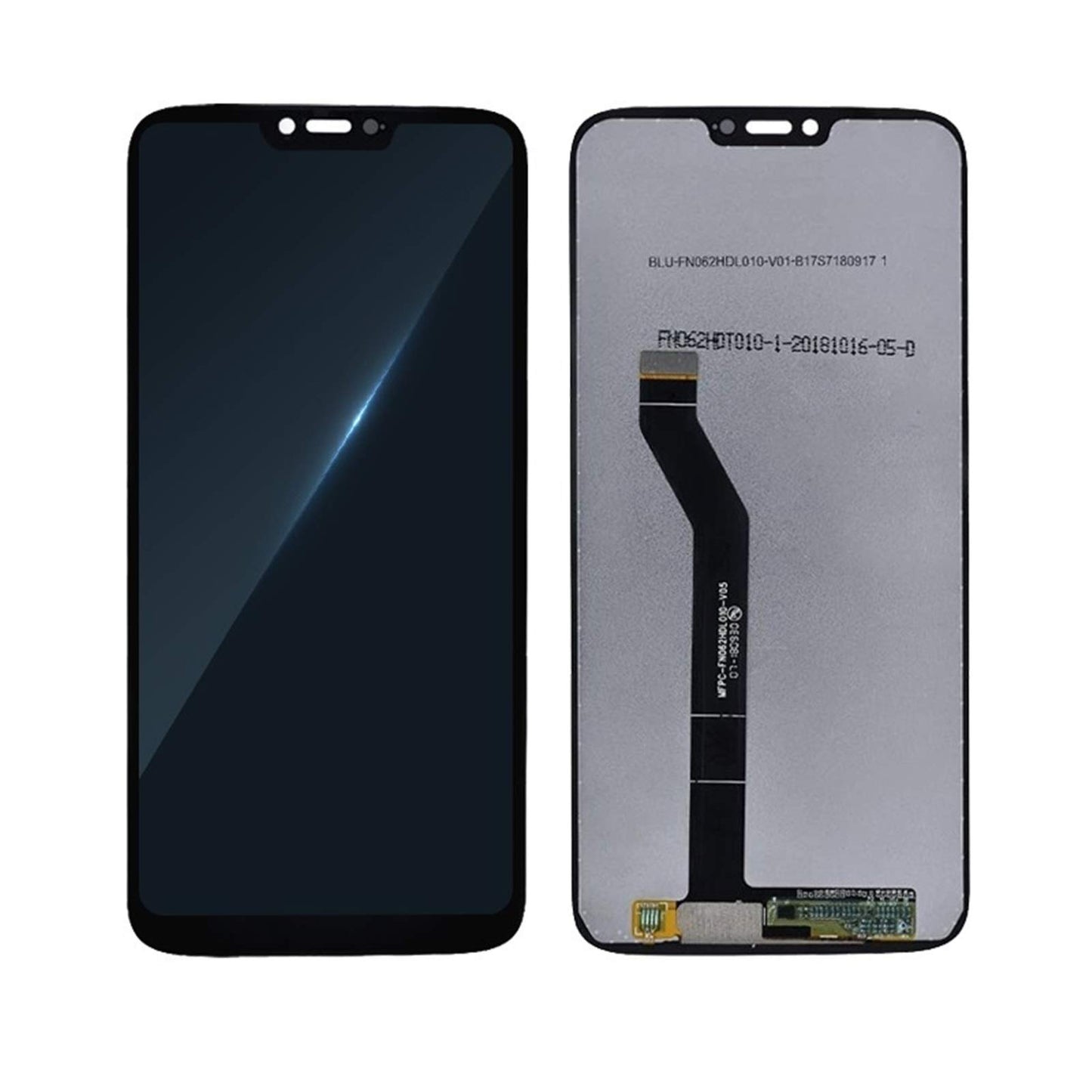 LCD With Digitiser For Motorola G7 Power Black