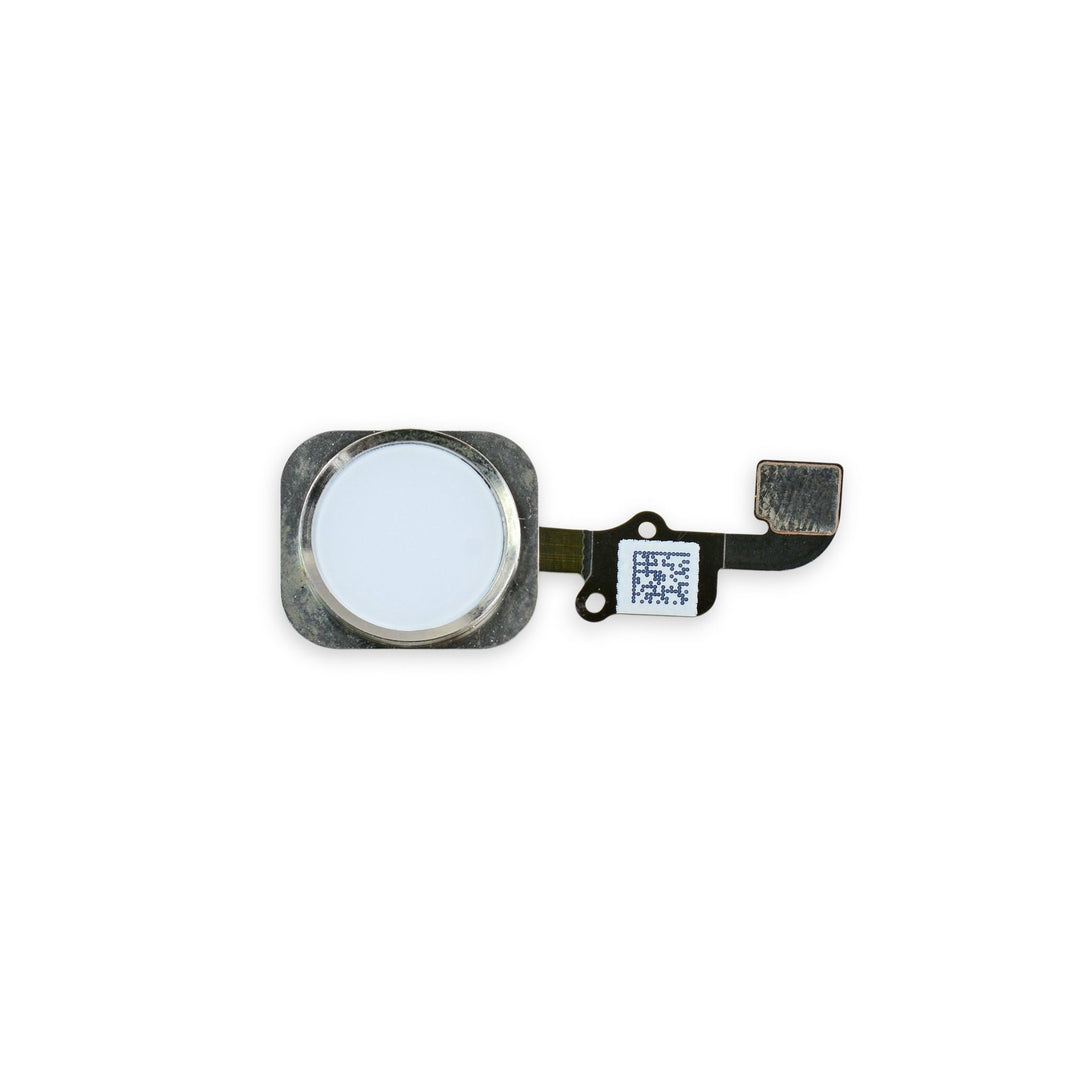 Home Button Flex with Fingerprint Sensor For Apple iPhone 6 White