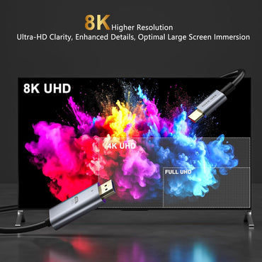 Ven-Dens 8K DisplayPort Cable (2M)