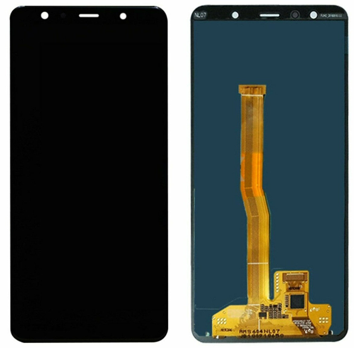 Genuine LCD With Digitiser For Samsung A750F Galaxy A7 2018 Black