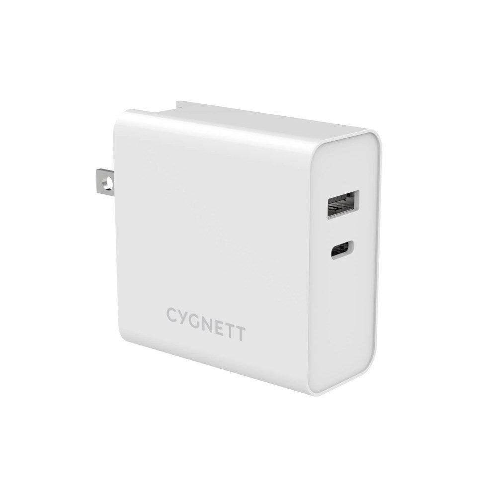 Cygnett PowerPlus 60W USB-C Dual Port Wall Charger with Travel Adapters