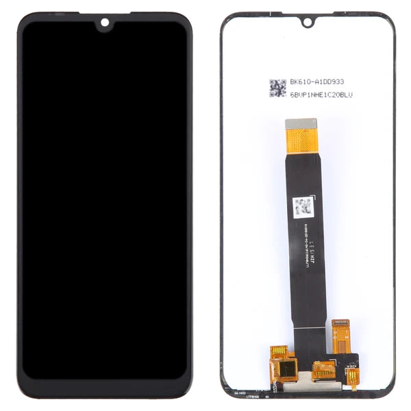 LCD With Digitiser For Motorola E6 Plus Black