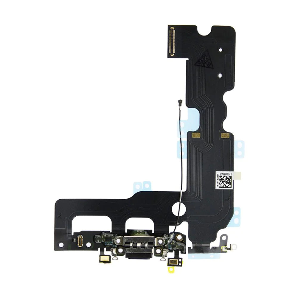 Charging Port With Microphone & Flex For Apple iPhone 7 Plus Black