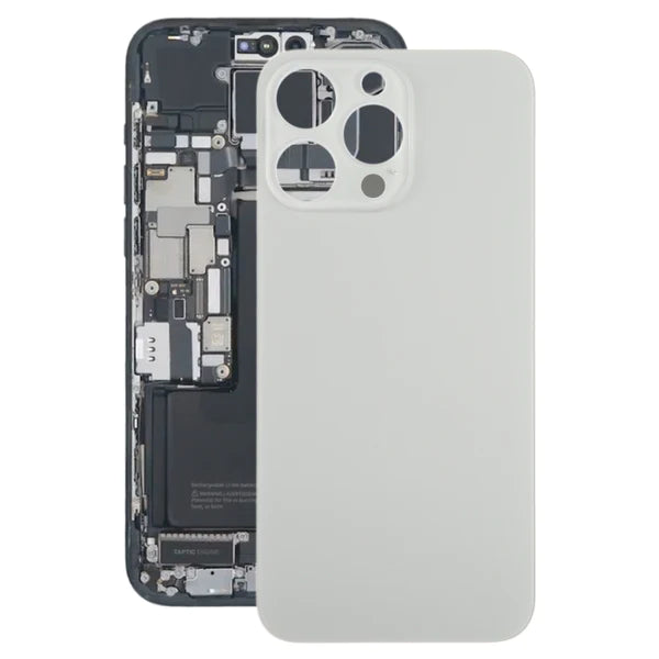 Battery Back Cover With Brackets For Apple iPhone 15 Pro (6.1) Natural Titanium