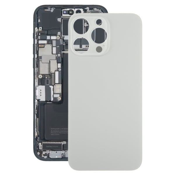 Battery Back Cover With Brackets For Apple iPhone 15 Pro Max (6.7) Natural Titanium