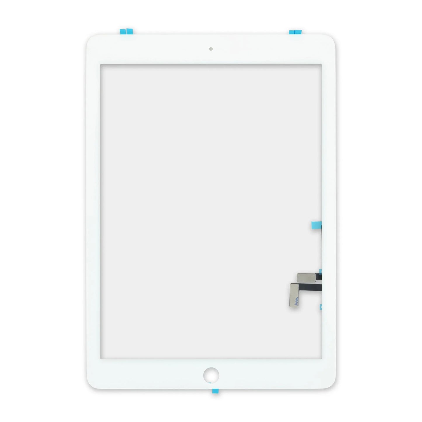 Digitiser with Home Button & Membrane For Apple iPad 5th Gen White