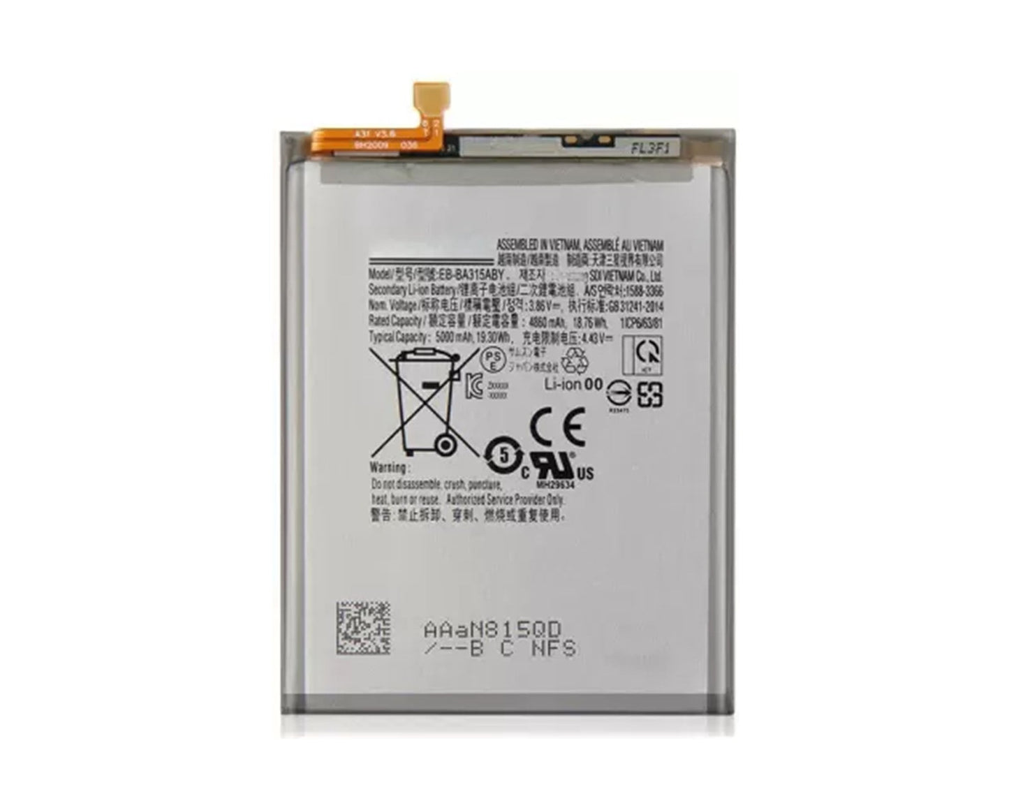 Mymo Battery For Samsung Galaxy A31