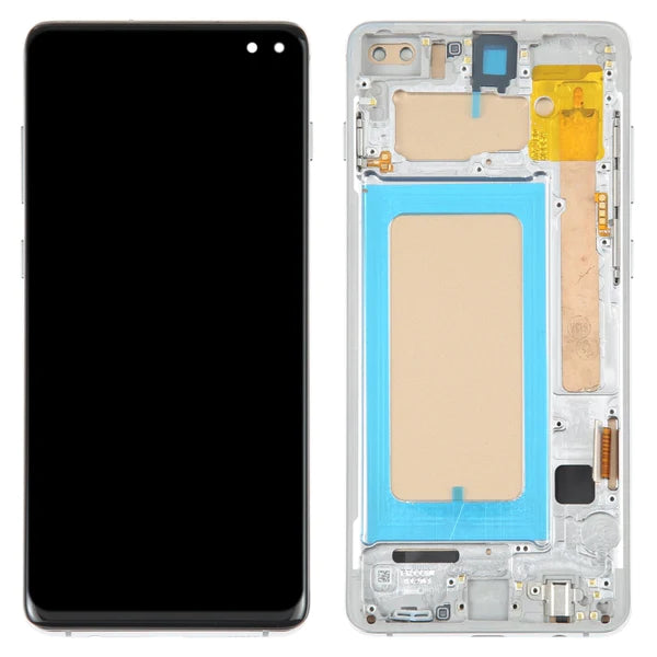 (Service Pack) LCD With Digitiser For Samsung Galaxy S10 Plus Silver