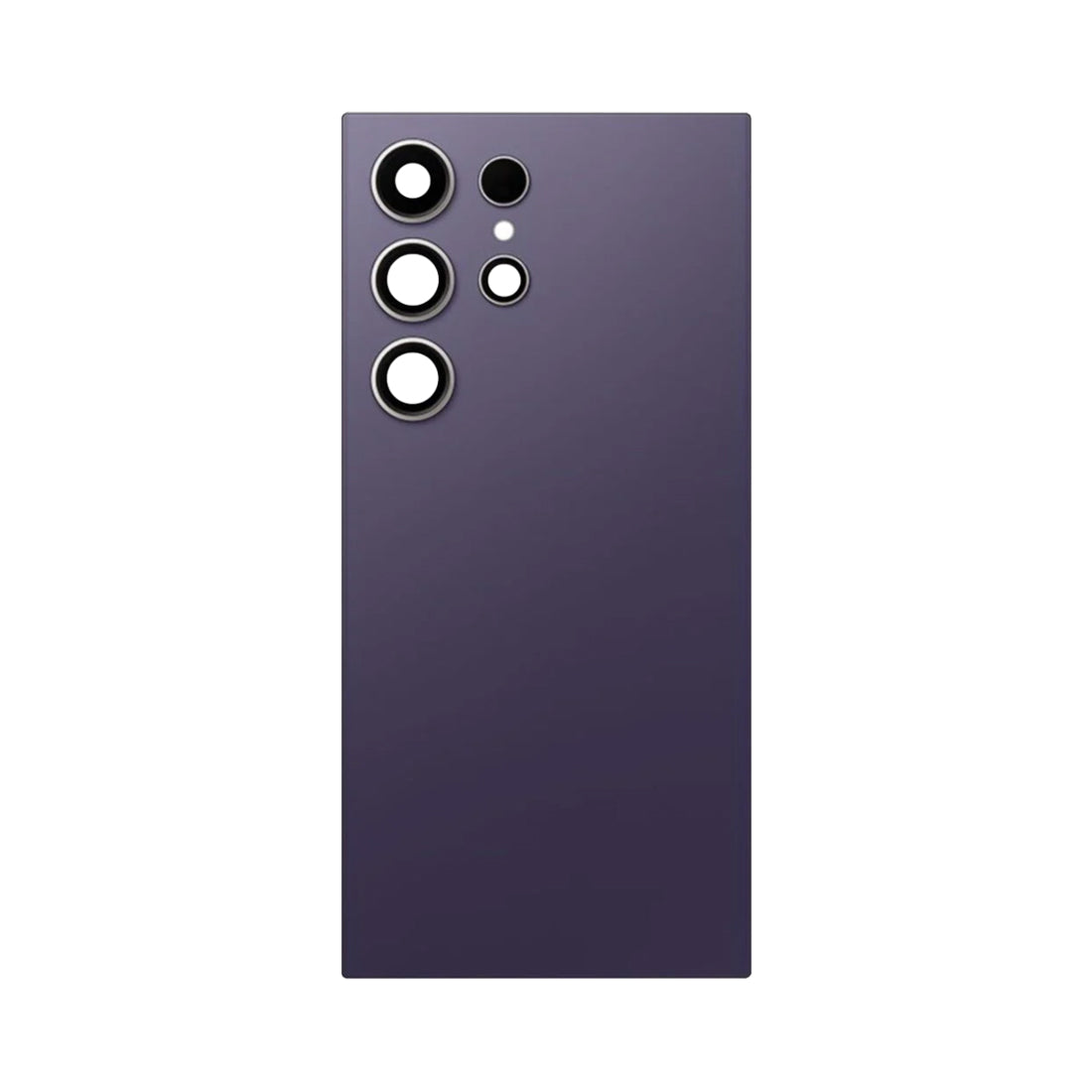 Rear Glass Battery Back Cover with Camera Lens For Samsung Galaxy S24 Ultra Titanium Violet