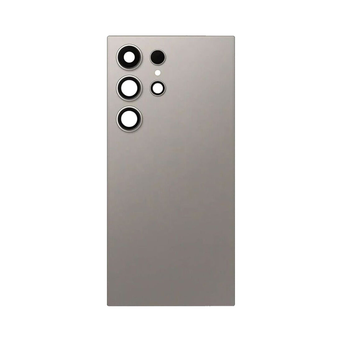 Rear Glass Battery Back Cover with Camera Lens For Samsung Galaxy S24 Ultra Titanium Grey