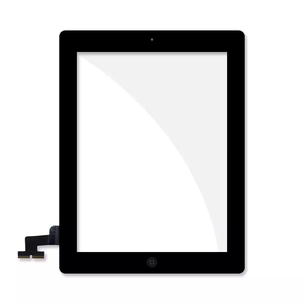 Digitiser With Home Button & Membrane For Apple iPad 2 Black