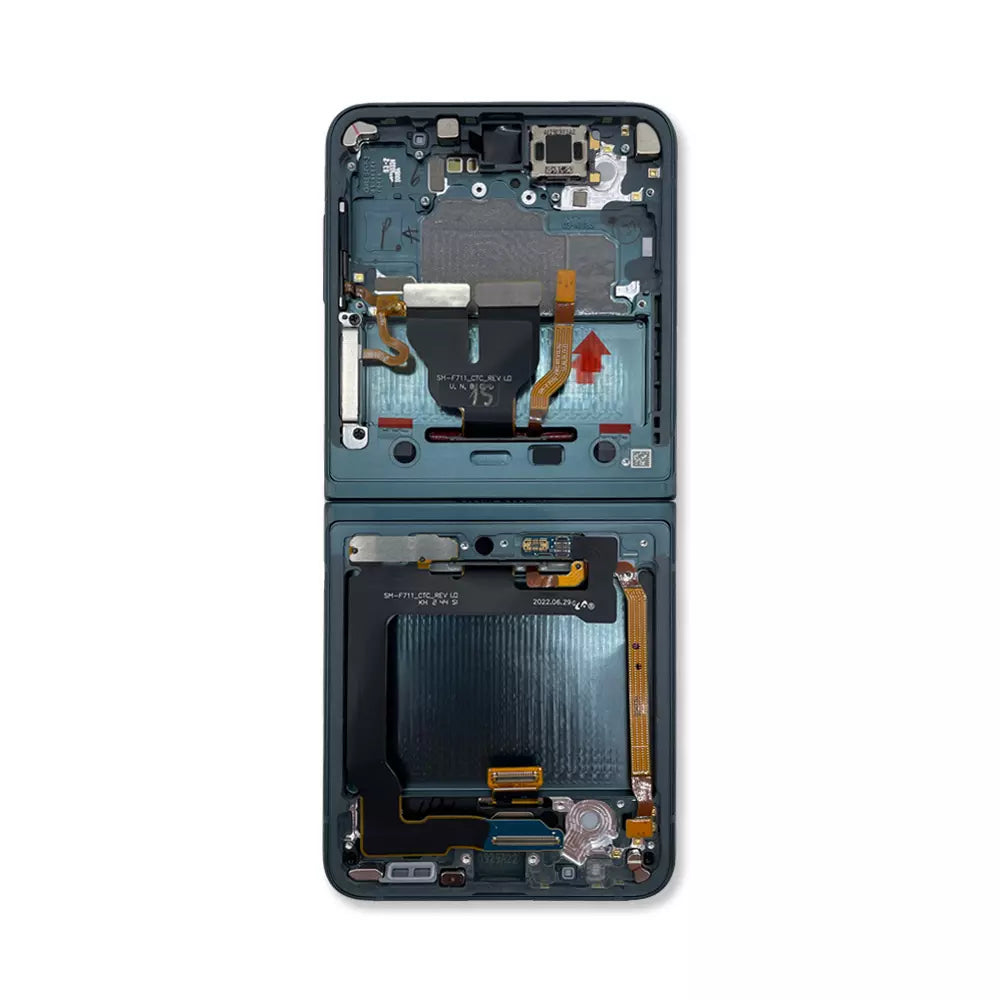 (Service Pack) LCD With Digitiser For Samsung Galaxy Z Flip 3 (5G) Green