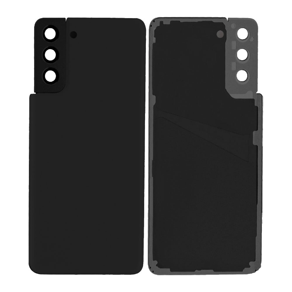 Rear Glass Battery Back Cover with Camera Lens For Samsung Galaxy S21 Plus 5G Phantom Black