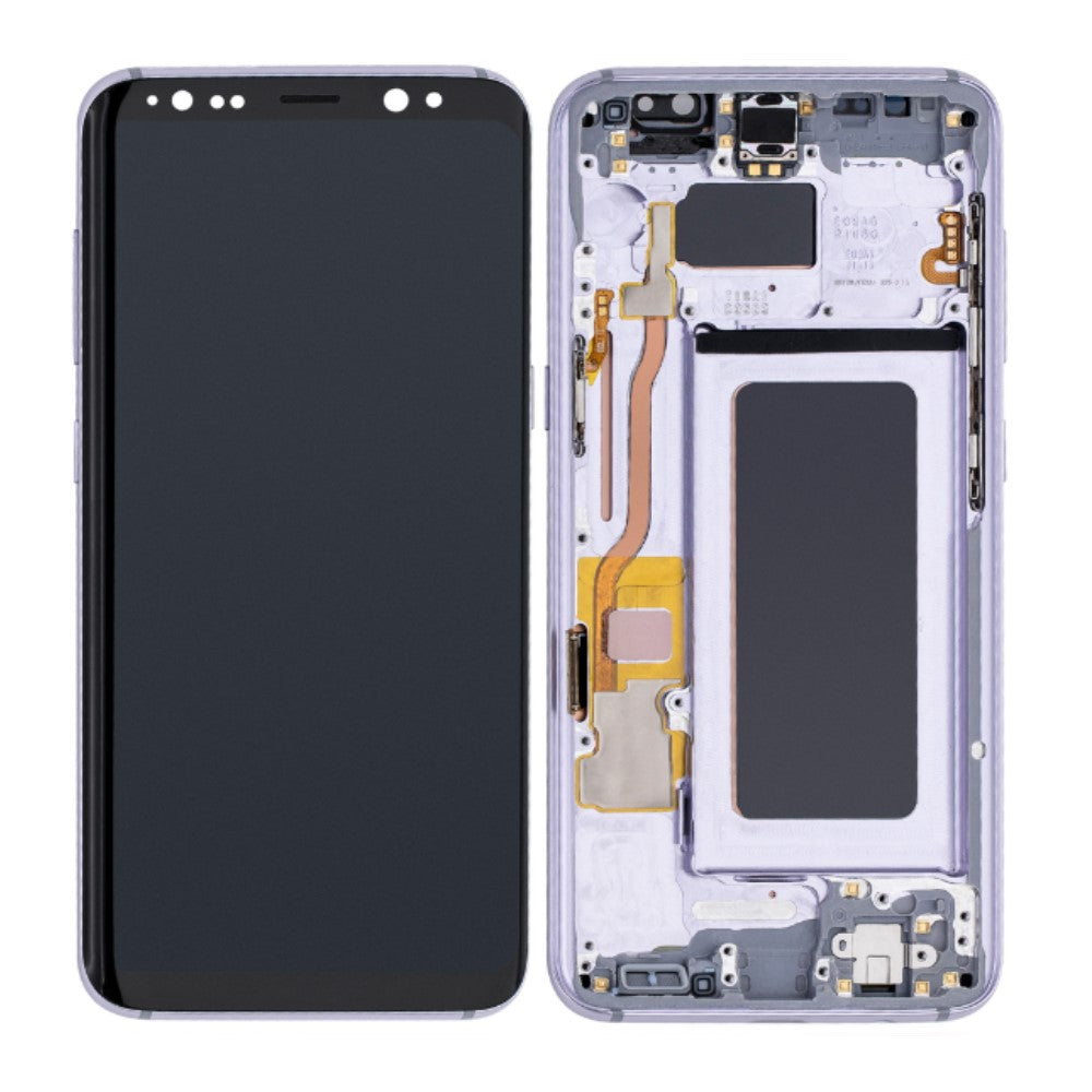 LCD With Digitiser & Frame For Samsung Galaxy S8 G950 Violet GC