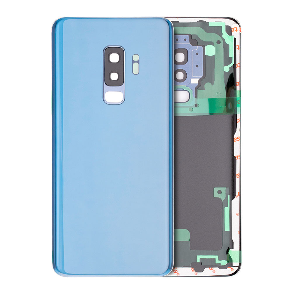 Rear Glass Back Cover for Samsung Galaxy S9 Plus Coral Blue