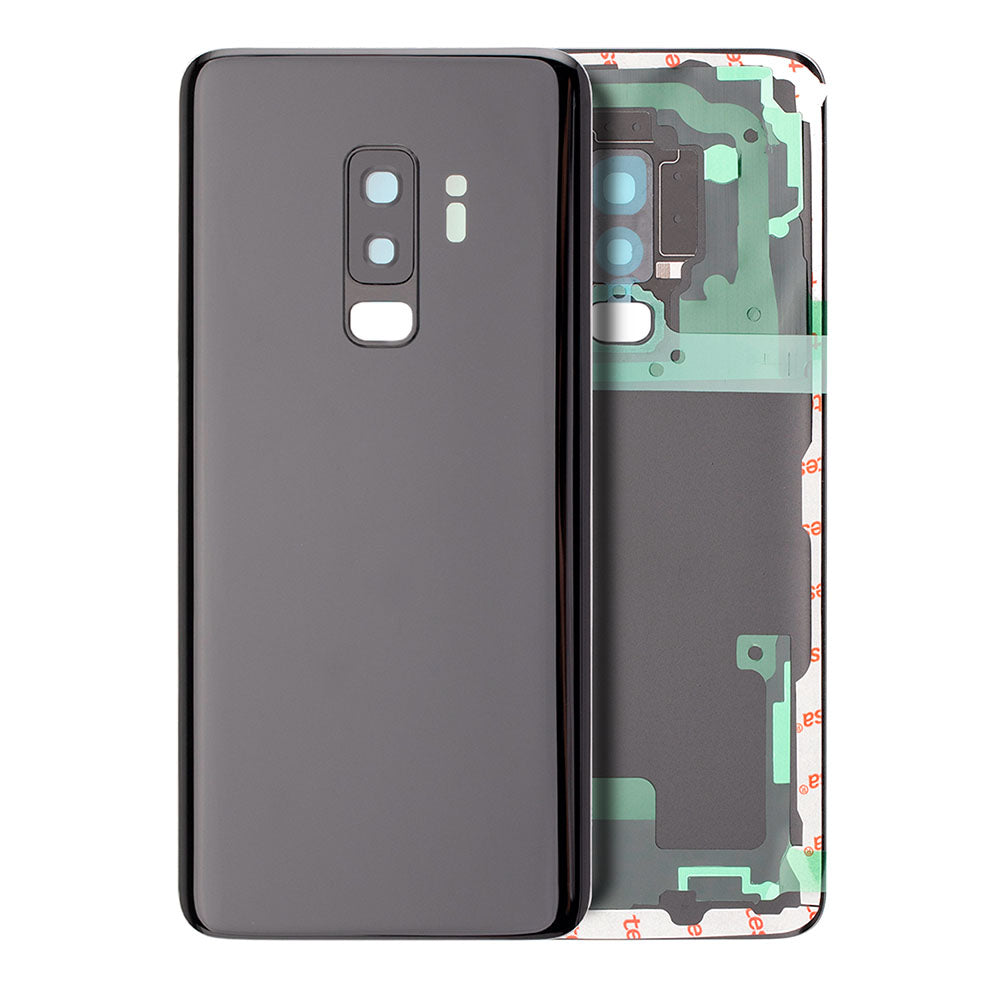 Rear Glass Back Cover with Camera Lens for Samsung Galaxy S9 Black