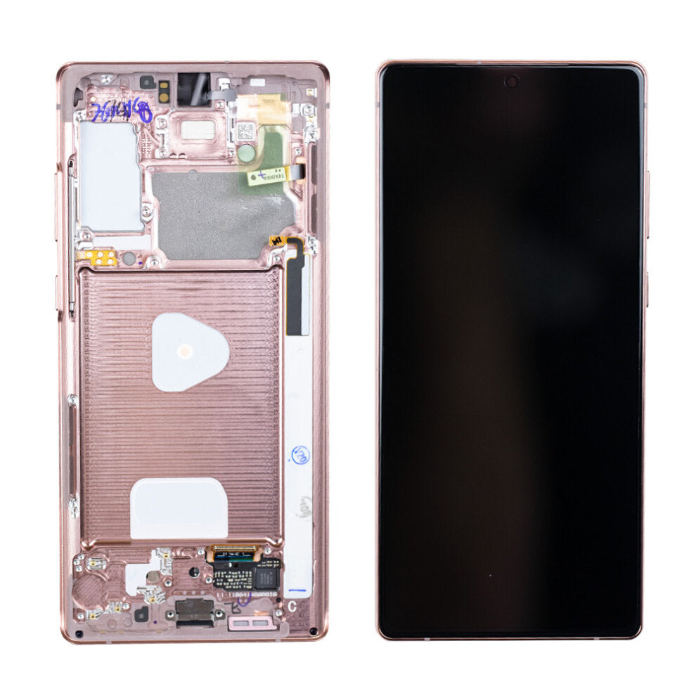 (Service Pack) LCD With Digitiser For Samsung Galaxy Note 20 Ultra Bronze