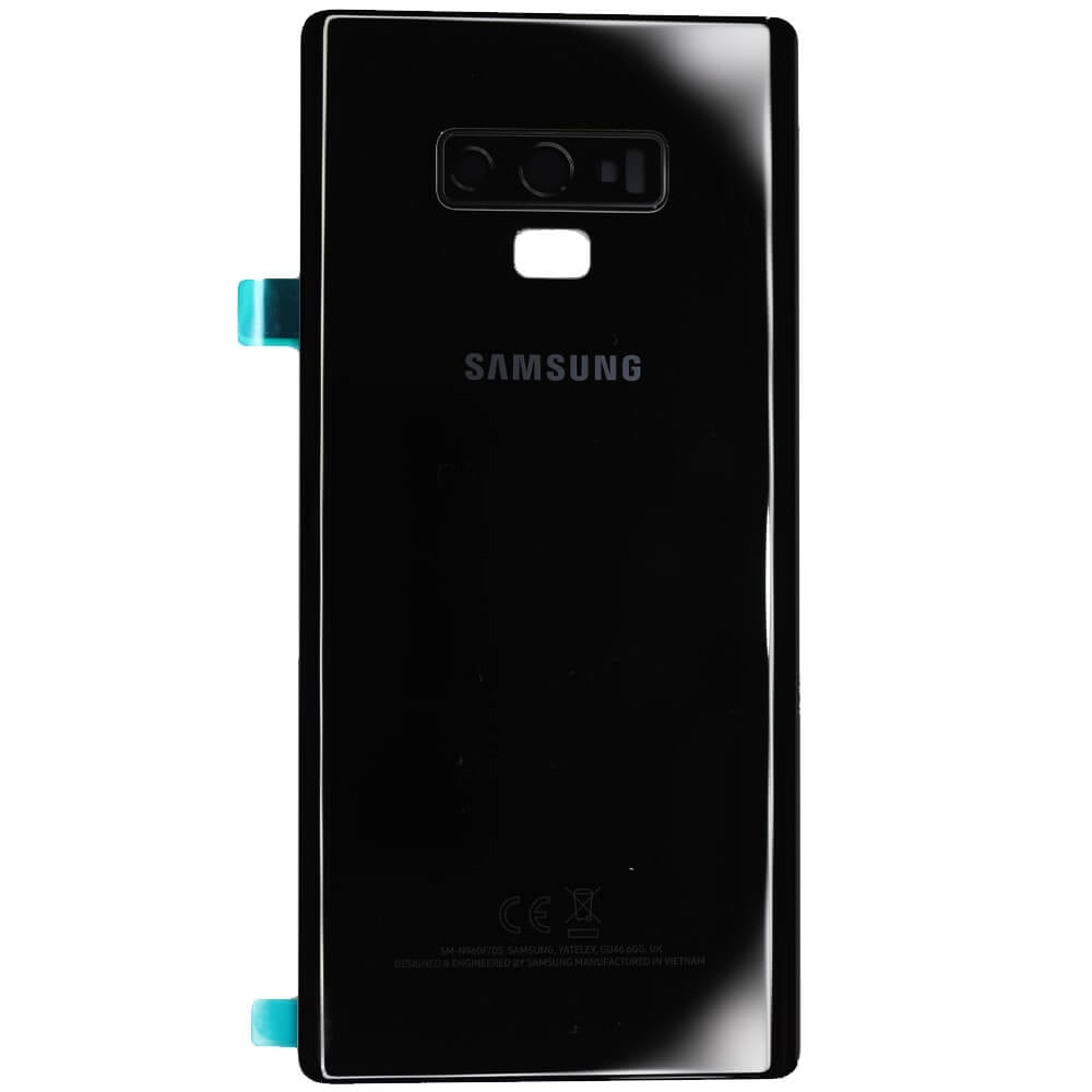 Rear Glass Back Cover with Camera Lens for Samsung Galaxy Note 9 Black