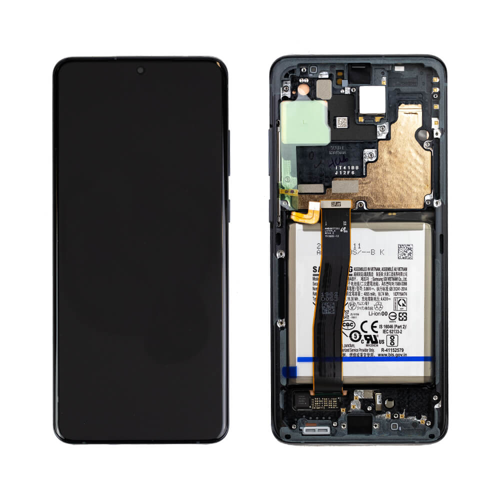 (Service Pack) LCD With Digitiser For Samsung Galaxy S20 Ultra Black
