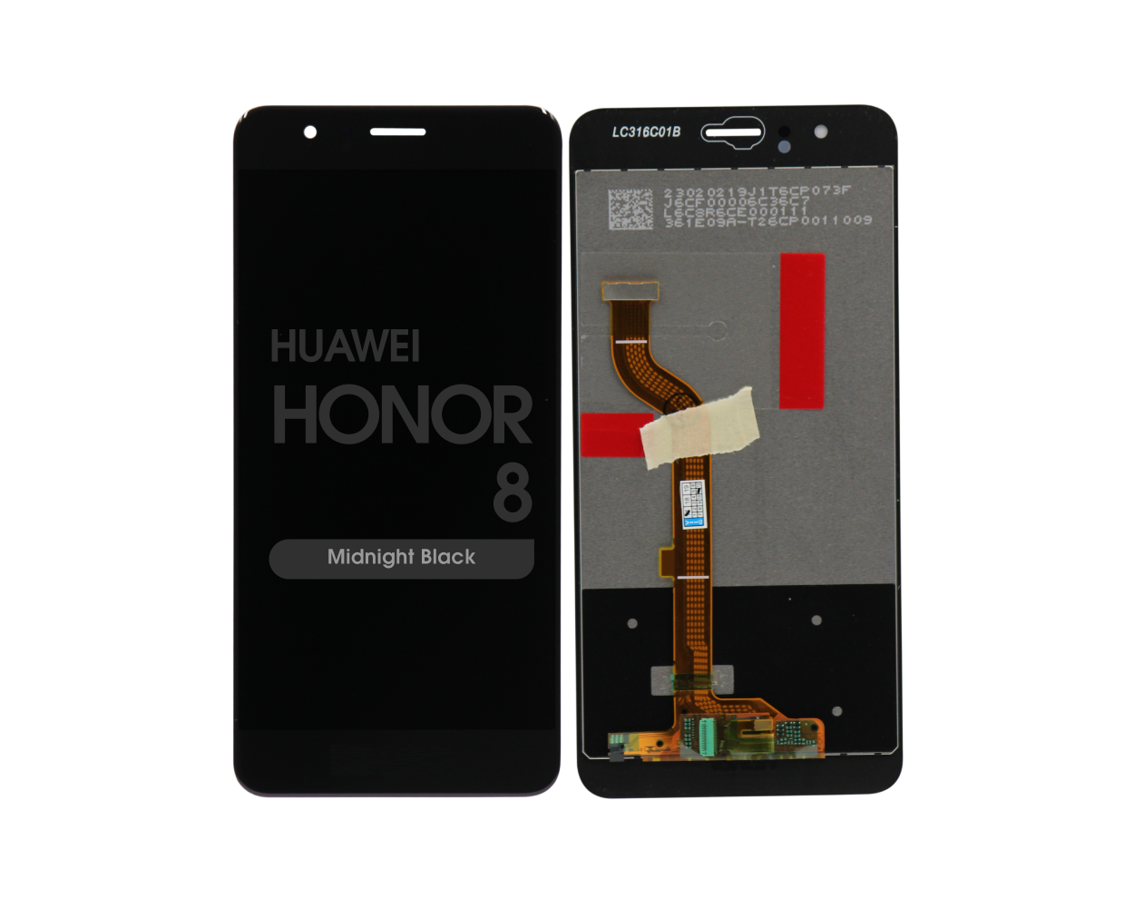 LCD With Digitiser For Huawei Honor 8 Black