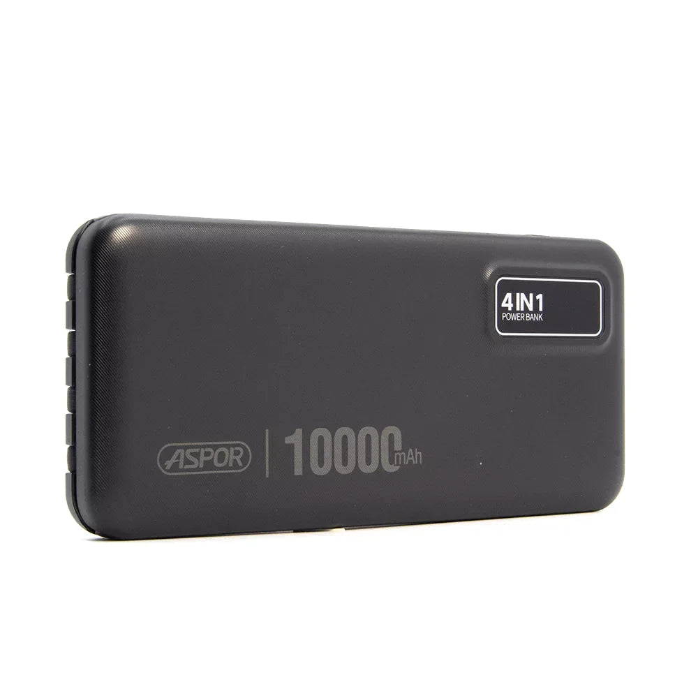 Aspor 4 in 1 Power Bank 10000mah A300