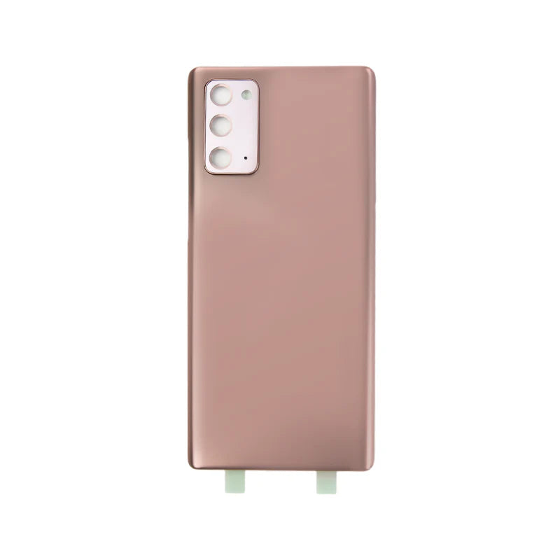 Rear Glass Battery Back Cover with Camera Lens For Samsung Galaxy Note 20 Mystic Bronze