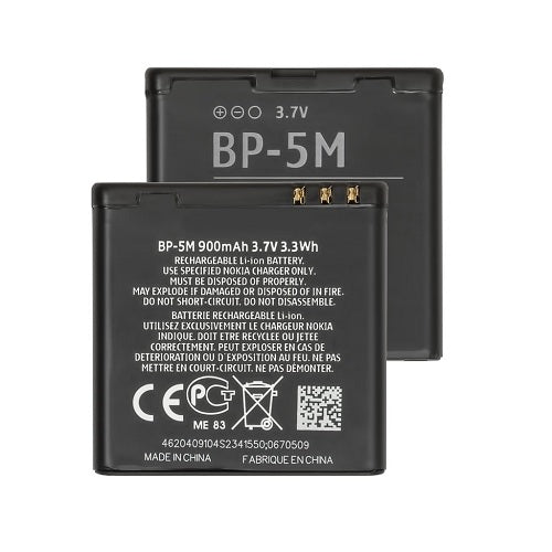 Mymo Battery For Nokia BP-5M (6500 SLIDE)