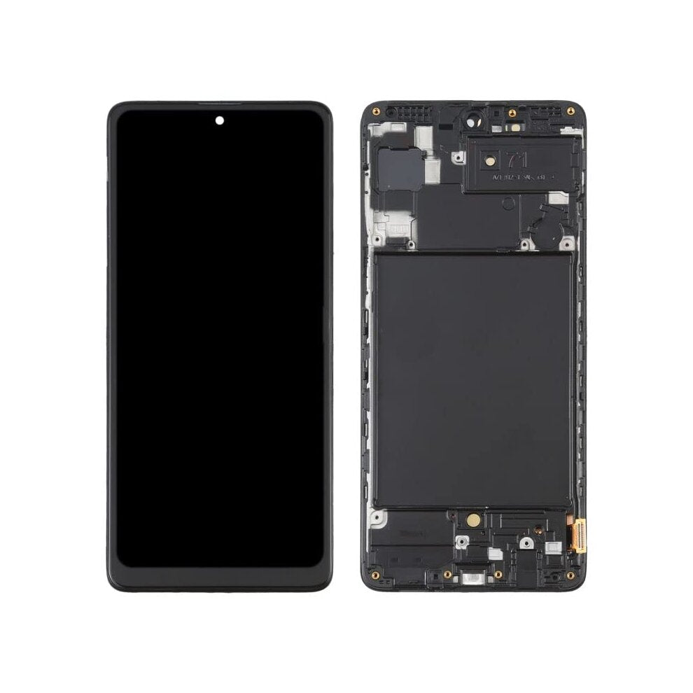 LCD With Digitiser And Frame For Samsung Galaxy A71 A715F OLED