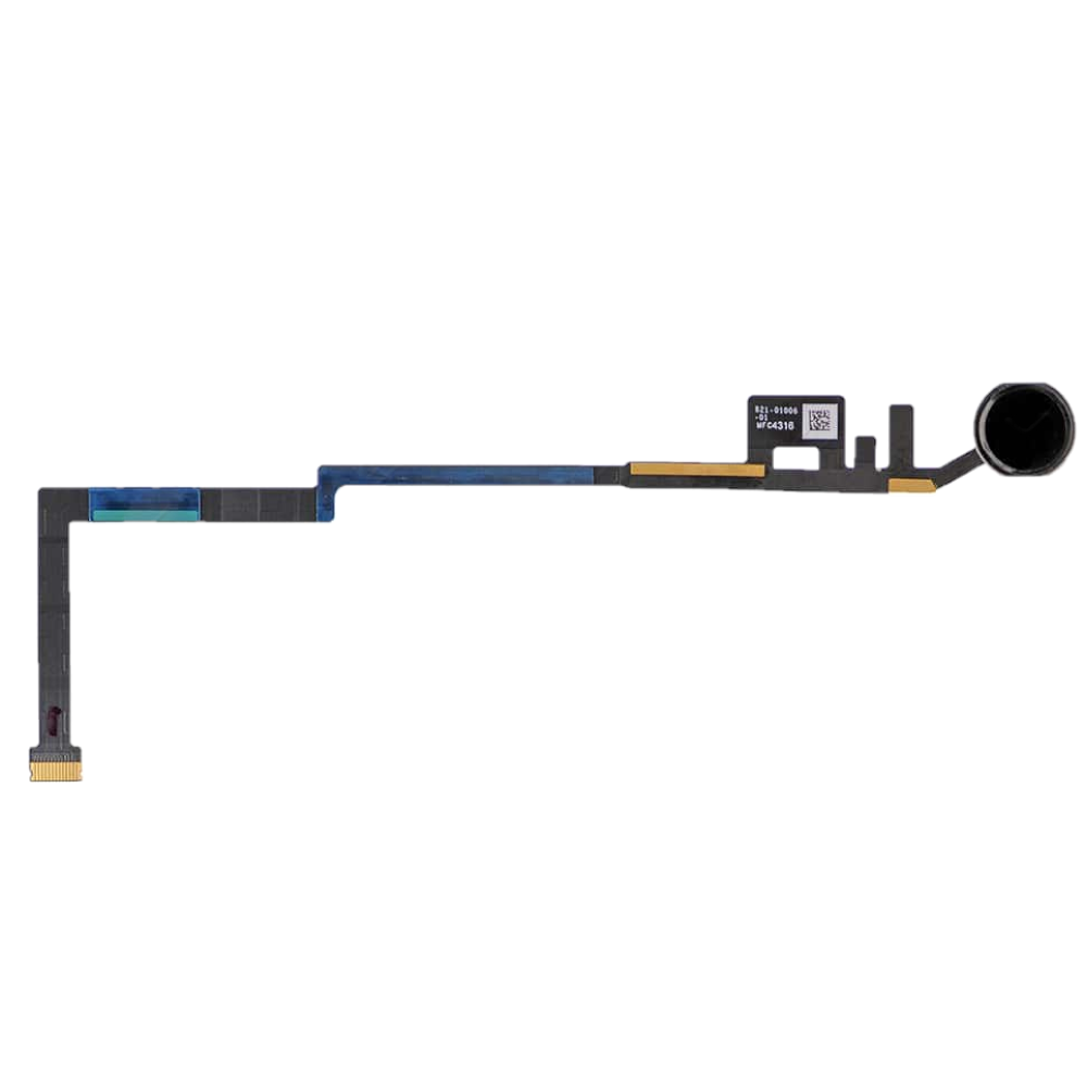 Home Button Flex with Fingerprint Sensor For Apple iPad 5th Gen 2017 Black