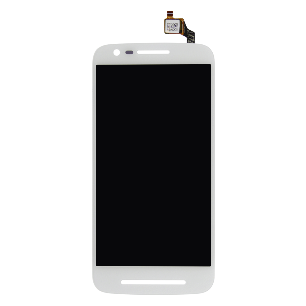 LCD With Digitiser And Frame For Motorola Moto G White