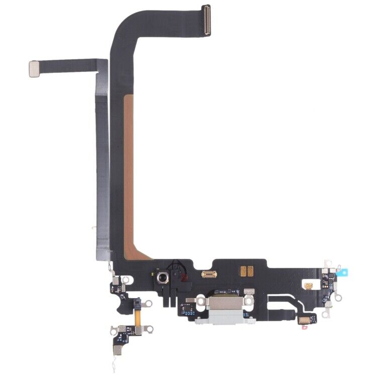 Charging Port With Microphone & Flex For Apple iPhone 13 Pro Gold