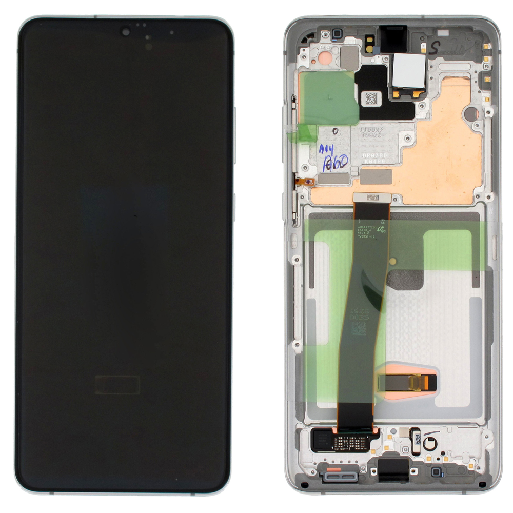 (Service Pack) LCD With Digitiser For Samsung Galaxy S20 Ultra White