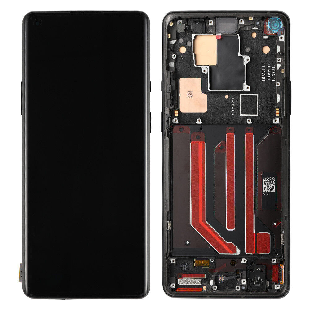 LCD With Digitiser And Frame For One Plus 8 Pro Black