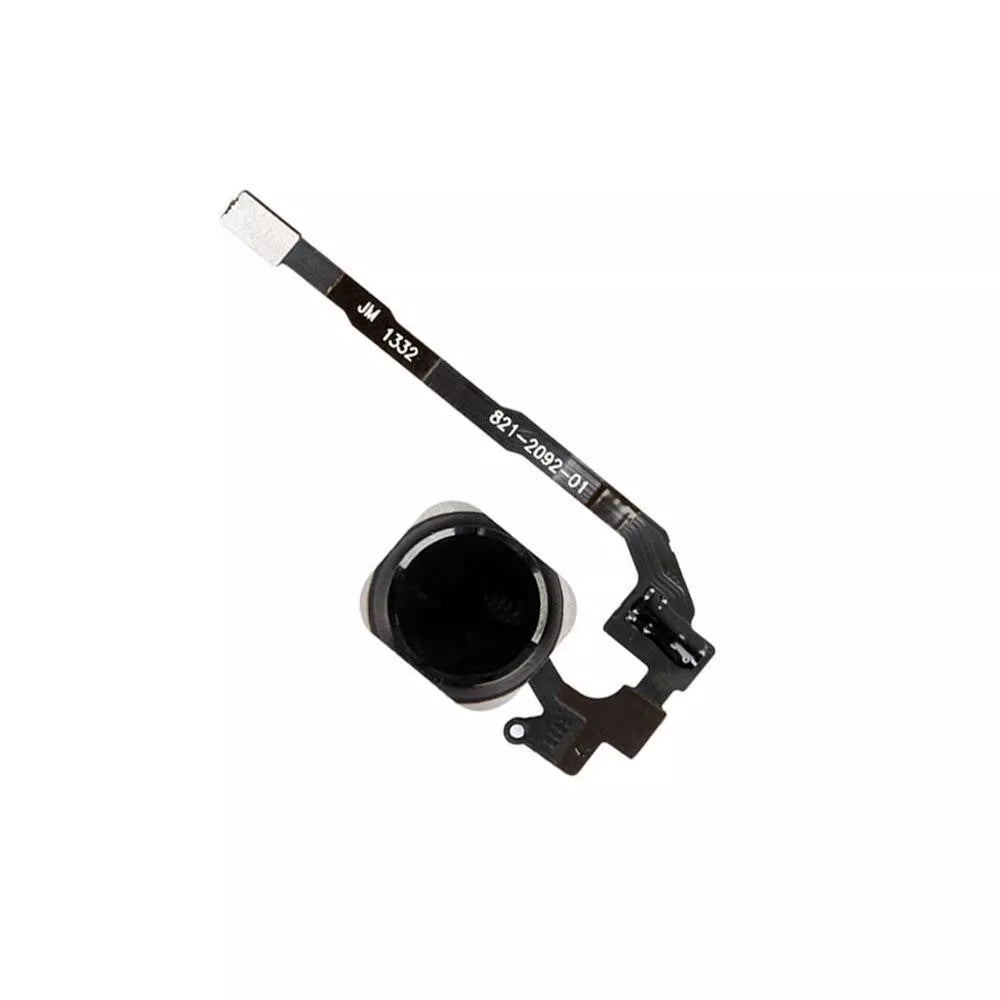 Home Button Flex with Fingerprint Sensor For Apple iPhone 5S Black