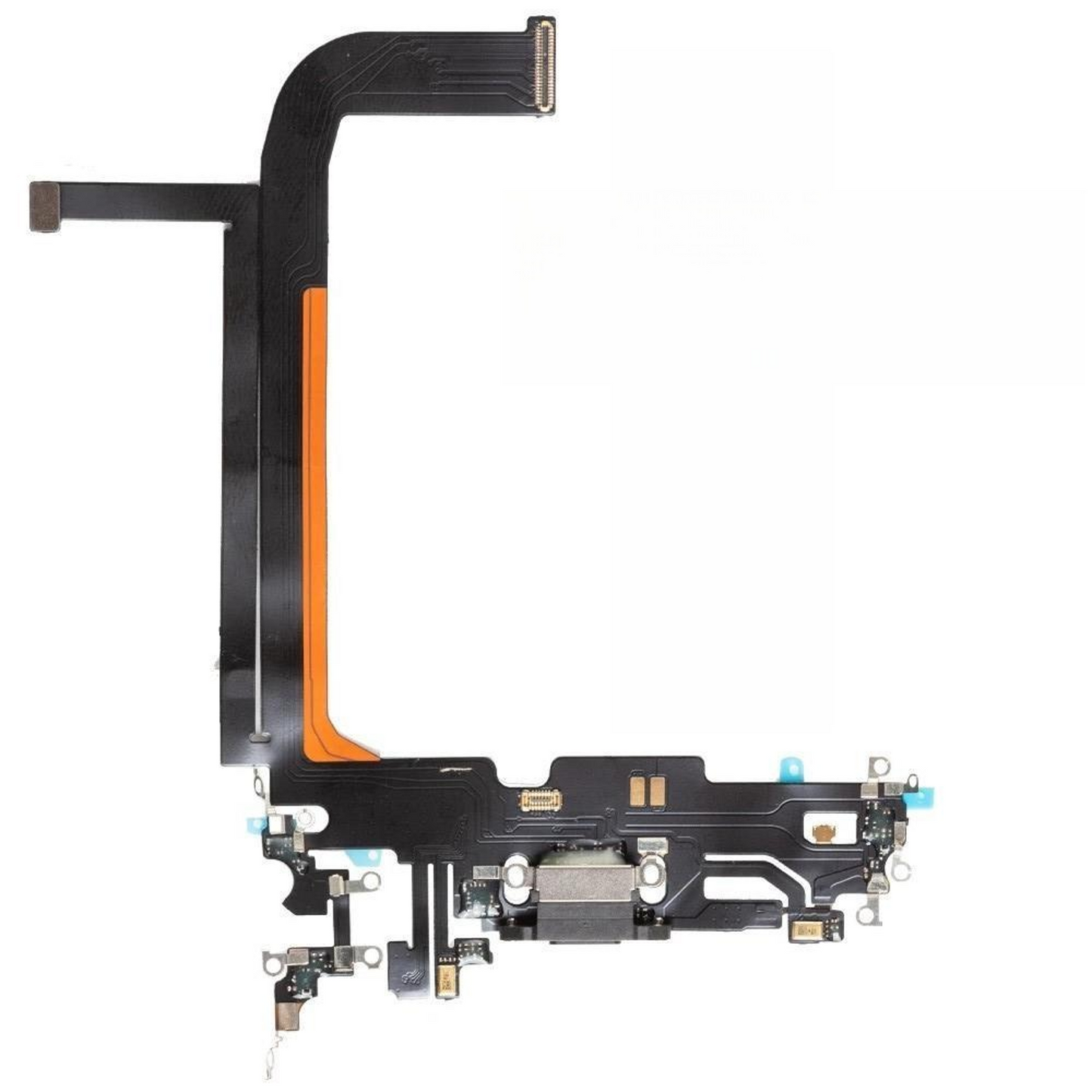 Charging Port With Microphone & Flex For Apple iPhone 13 Pro Max Silver