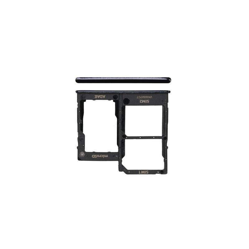 Sim Tray For Samsung Galaxy A41 Black