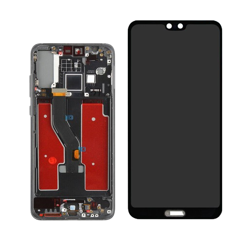 LCD With Digitiser and Frame For Huawei P20 Pro Black Incell No Home Button