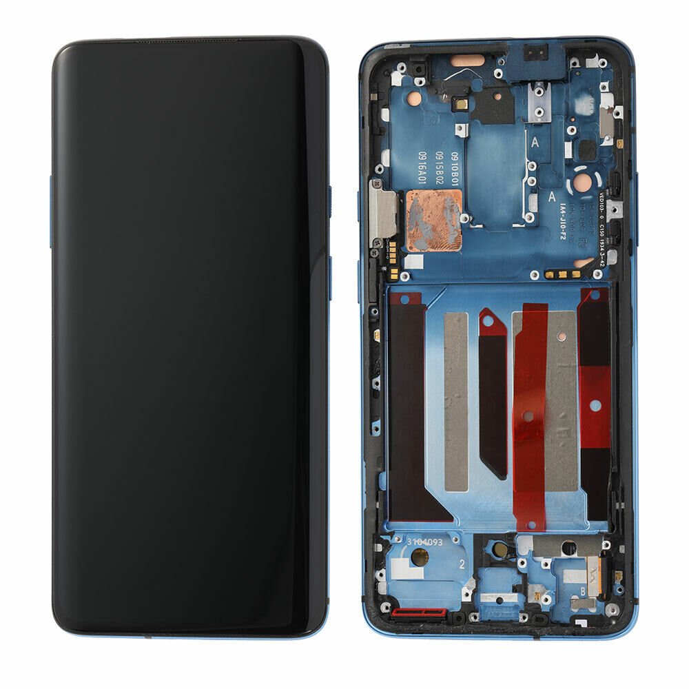 LCD With Digitiser And Frame For One Plus 7 Pro 5g Black