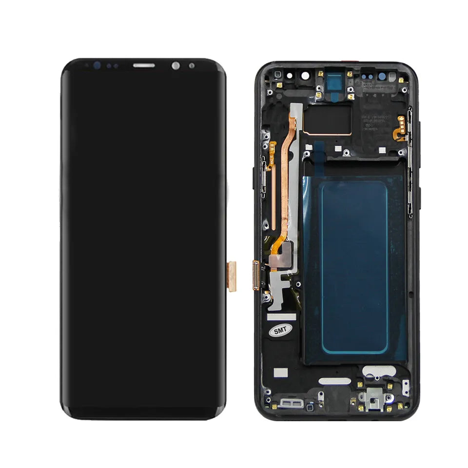 LCD With Digitiser & Frame For Samsung Galaxy S8 Plus G955 Black Incell
