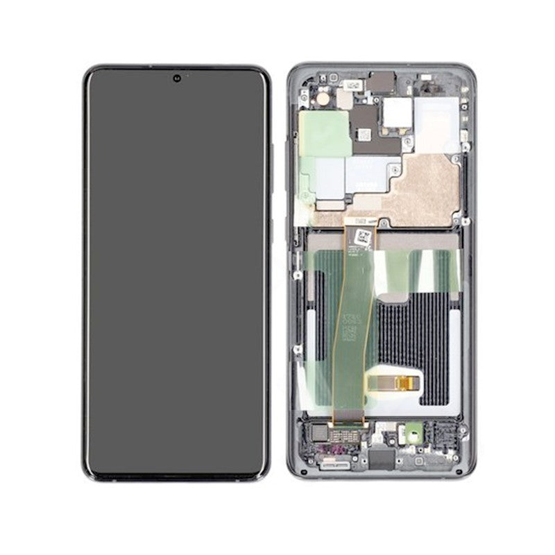 (Service Pack) LCD With Digitiser For Samsung Galaxy S20 Ultra Grey