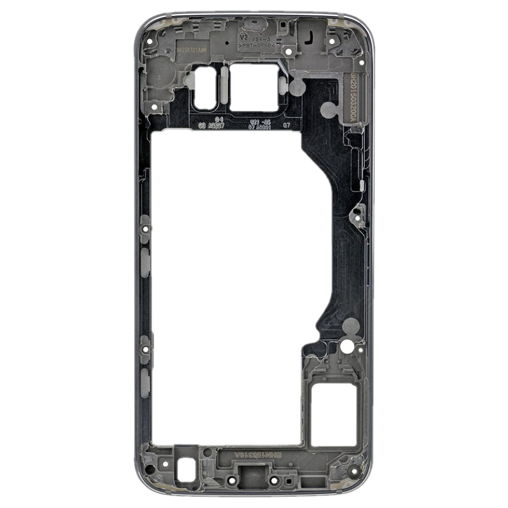 Bezel Frame with Power and Volume Flex For Samsung G920F S6 White