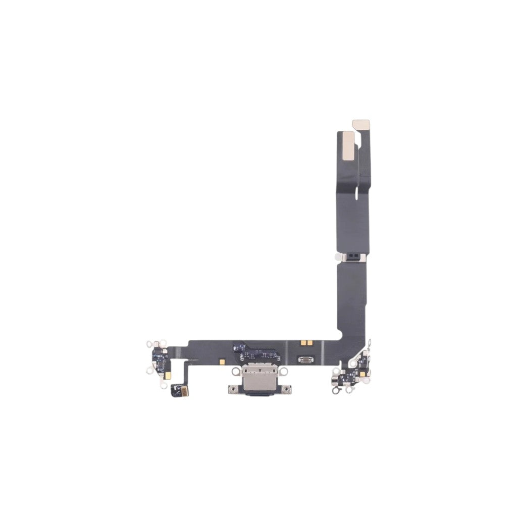 Charging Port With Microphone & Flex For Apple iPhone 16 Plus (6.7) Black