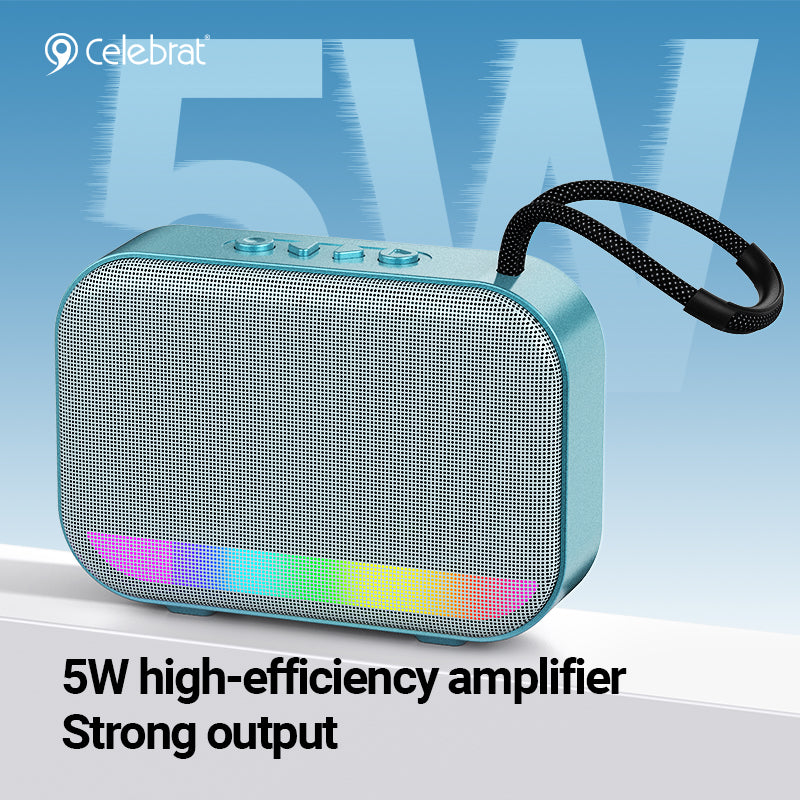 Celebrat SP-21 High-Performance Wireless Speaker, Perfectly Combining Low Latency Audio With Cool RGB Lighting