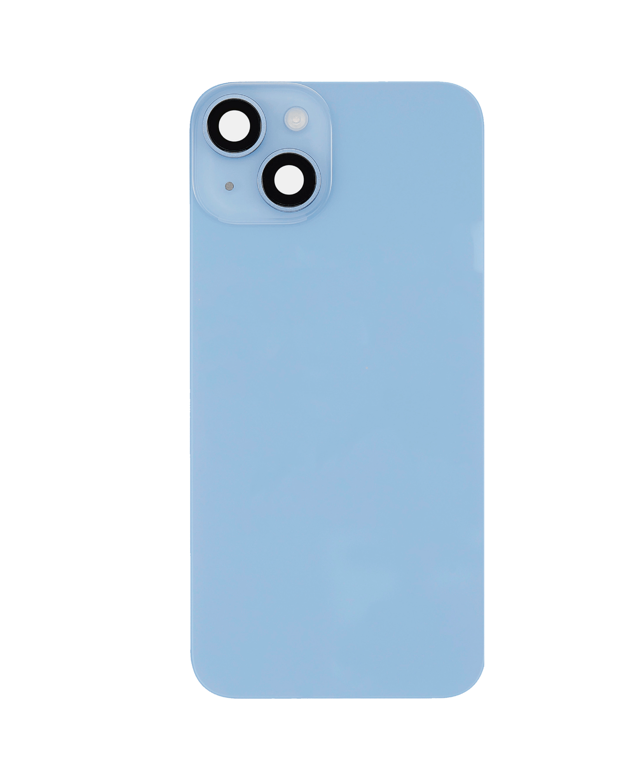 Battery Back Cover With NFC Flex, Microphone and Camera Lens & Brackets For Apple iPhone 14 (6.1) Blue